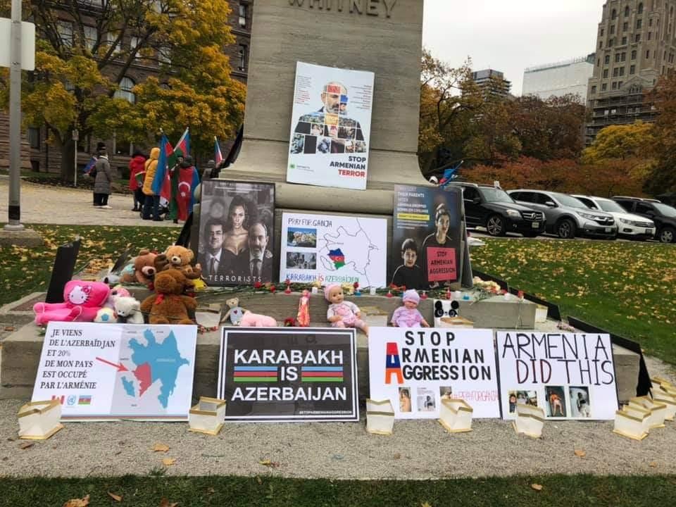 Kanadada həmrəylik aksiyası keçirildi - FOTOLAR